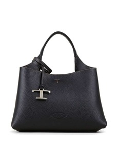 Tod's logo-pendant leather tote bag