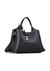 Tod's logo-pendant leather tote bag