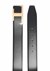 Tod's logo-plaque leather belt