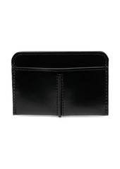 Tod's logo-plaque leather card holder