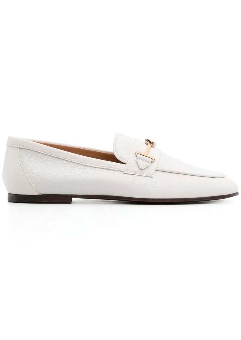 Tod's logo-plaque leather loafers