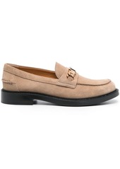 Tod's logo-plaque leather loafers