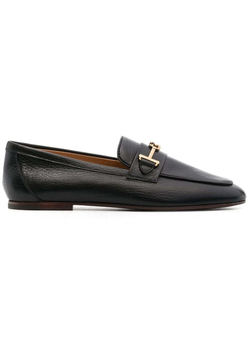 Tod's logo-plaque leather loafers