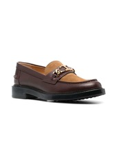 Tod's logo-plaque panelled loafers