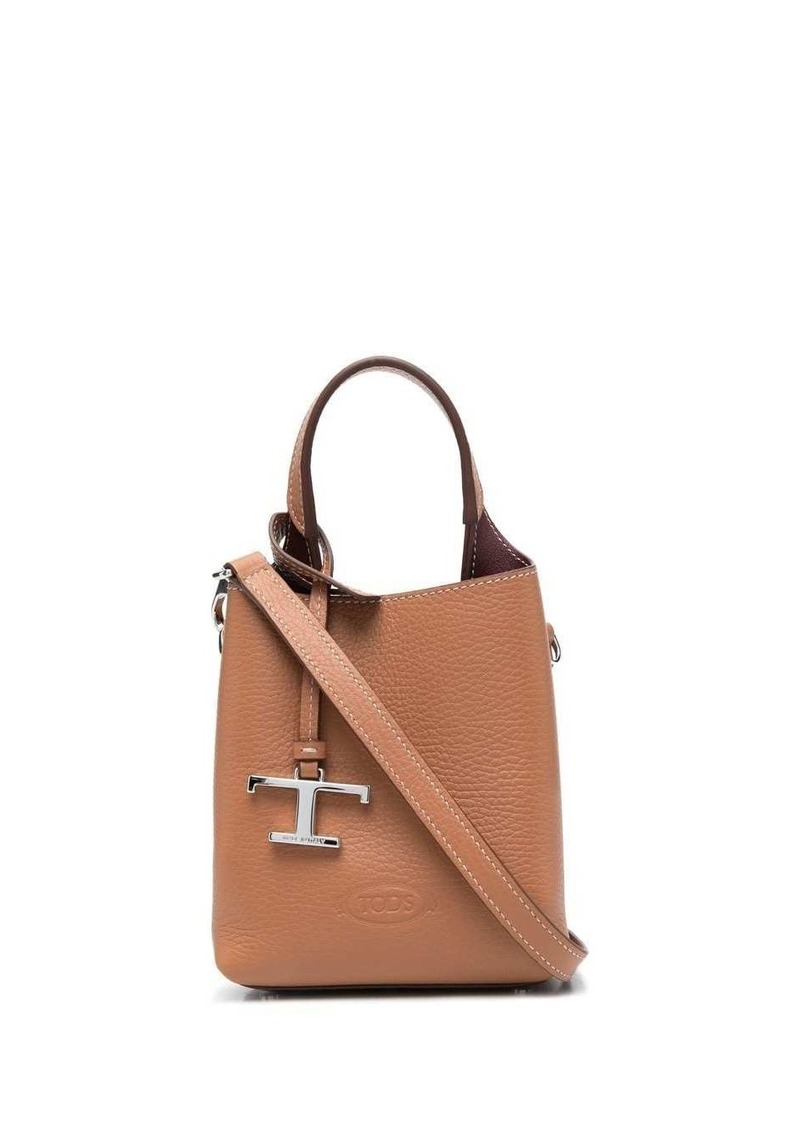 Tod's logo-plaque tote bag