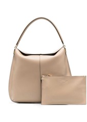 Tod's logo plaque tote bag