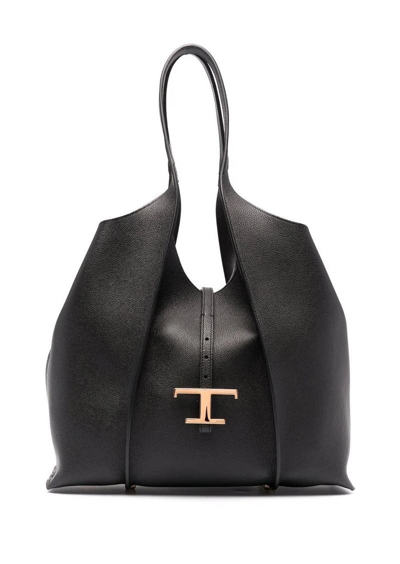 Tod's logo-plaque tote bag