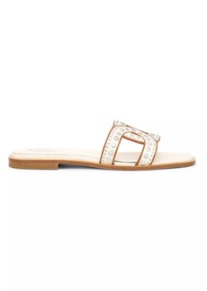 Tod's Maxi Catena Leather Sandals