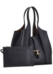 Tod's Medium Shopping T Leather Tote Bag