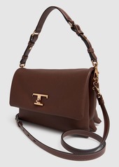 Tod's Medium T Timeless Flap Leather Bag