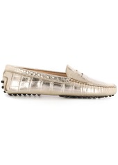 Tod's crocodile printed Gommino Driving shoes