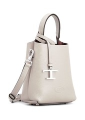 Tod's mini logo-pendant leather bag