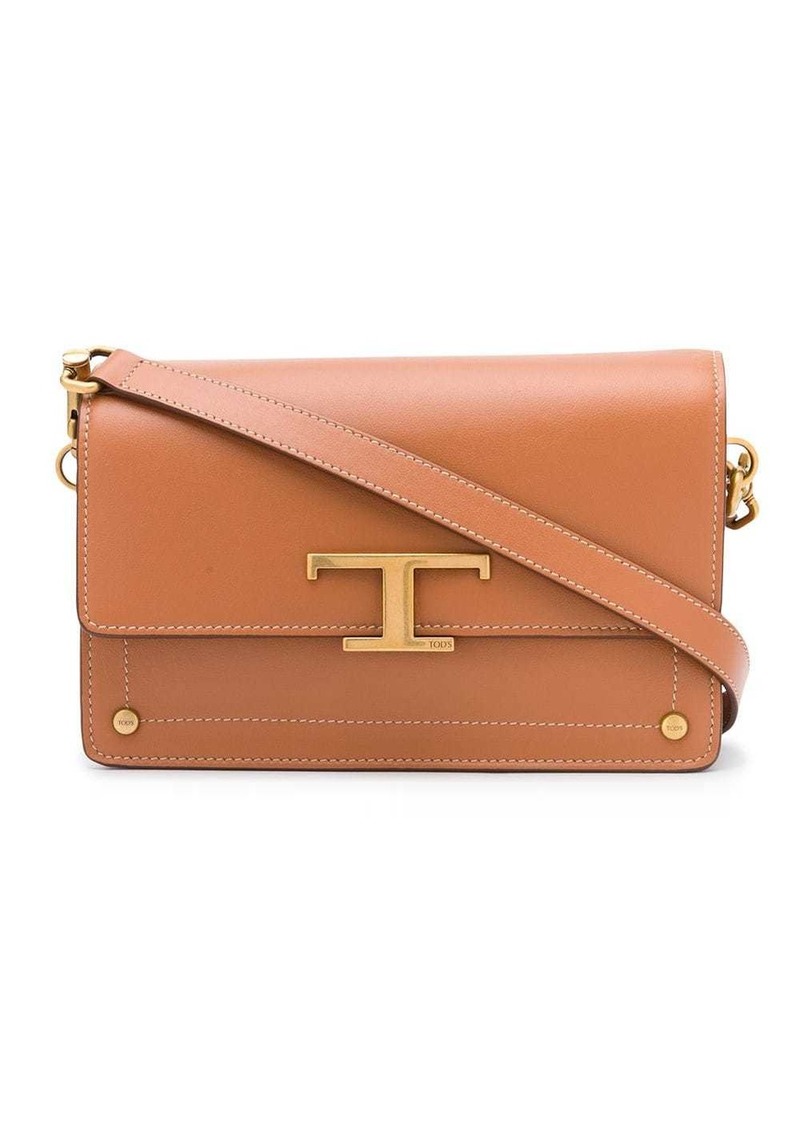 Tod's mini T logo satchel