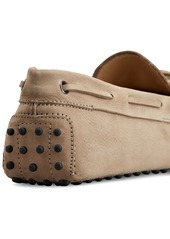 Tod's New Laccetto Suede Loafers