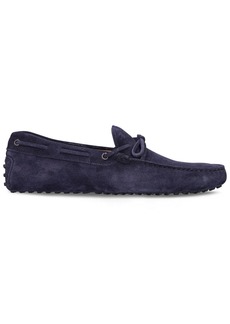 Tod's New Laccetto Suede Loafers