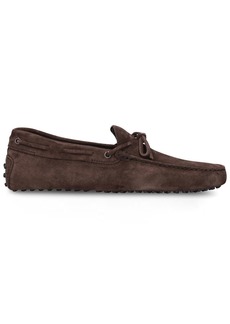 Tod's New Laccetto Suede Loafers