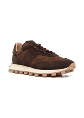 Tod's panelled lace-up suede sneakers