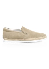 Tod's Pantofola Suede Slip-Ons