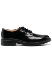 Tod's patent finish lace-up shoes