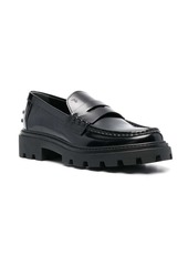 Tod's penny-slot leather loafers