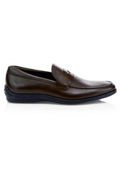 Tod's Pizzico Fondo Leather Loafers