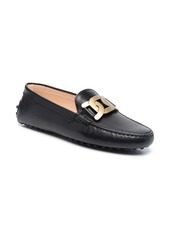 Tod's plaque-detail moccasin loafers