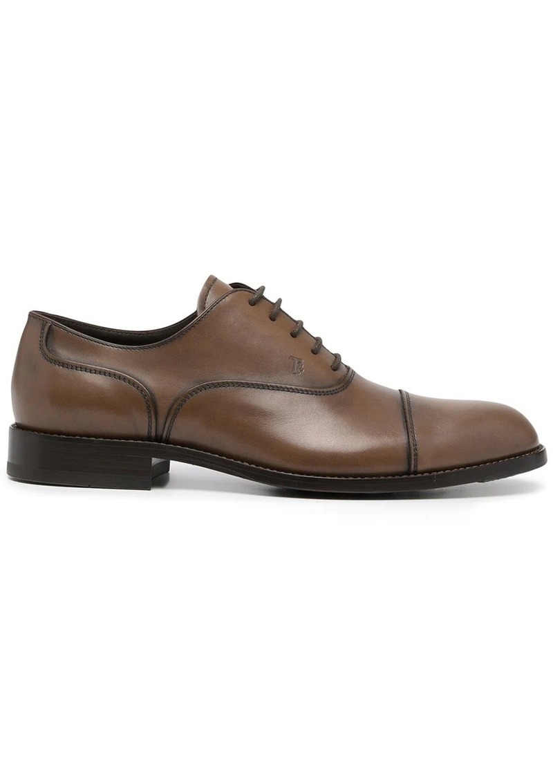 Tod's polished-finish lace-up shoes