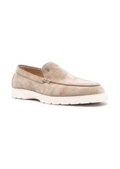 Tod's ridged-sole suede loafers