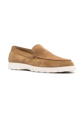 Tod's ridged-sole suede loafers