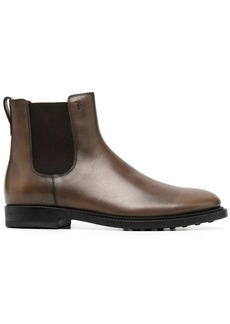 Tod's round toe chelsea boots