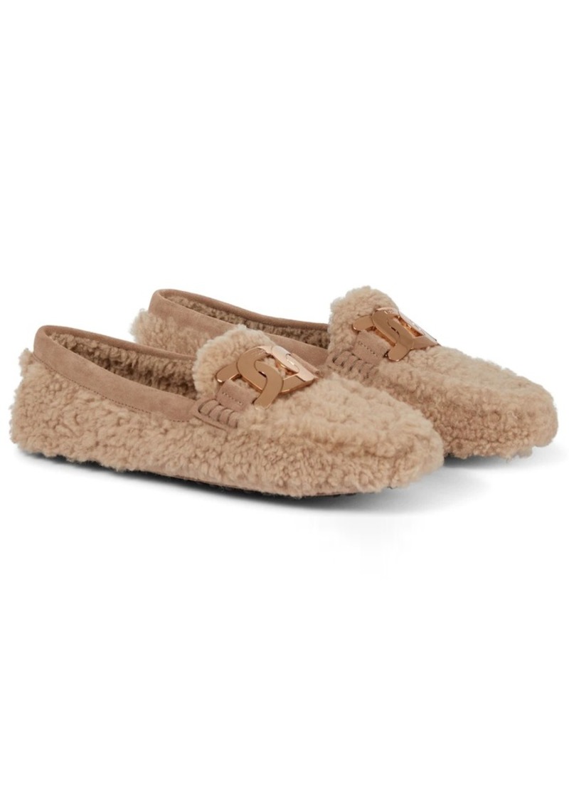 Tod's Shearling loafers