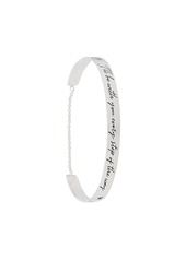 Tod's slogan engraved bracelet