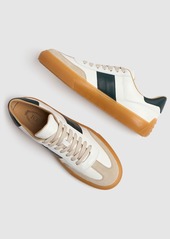 Tod's Suede & Leather Low Top Sneakers