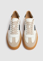 Tod's Suede & Leather Low Top Sneakers