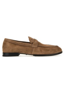 Tod's Suede Buckled Loafers