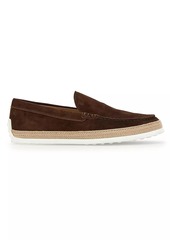 Tod's Suede Espadrille Loafers
