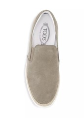 Tod's Suede Espadrille Slip-On Sneakers