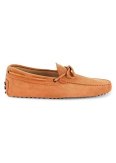 Tod's Suede Moccasin Driving Loafers
