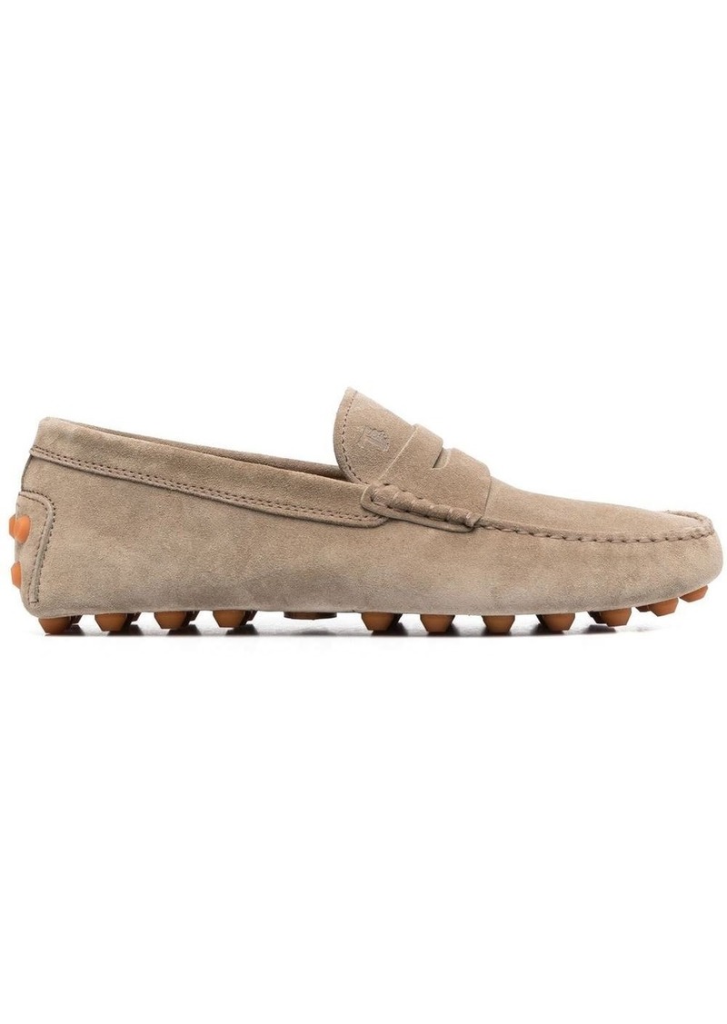 Tod's suede penny-slot loafers