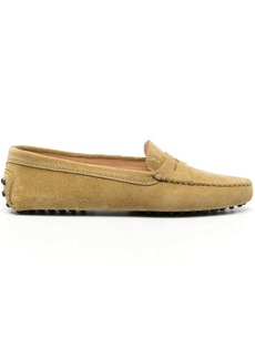 Tod's suede slip-on loafers