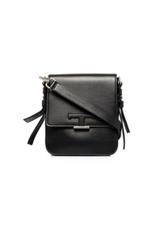 Tod's T-buckle leather messenger bag
