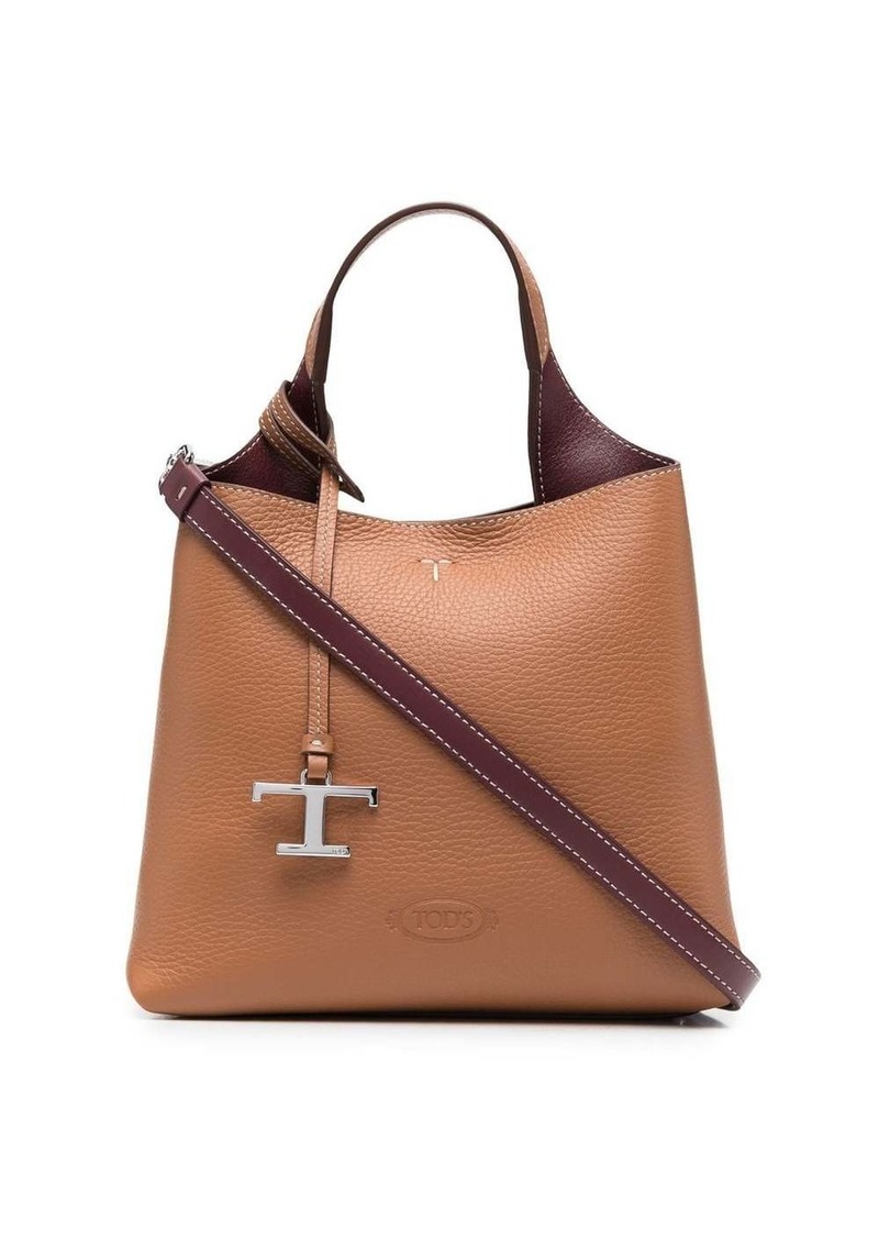 Tod's T-plaque tote bag