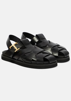 Tod's T Timeless leather sandals