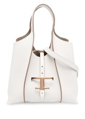 Tod's Timeless logo charm tote bag