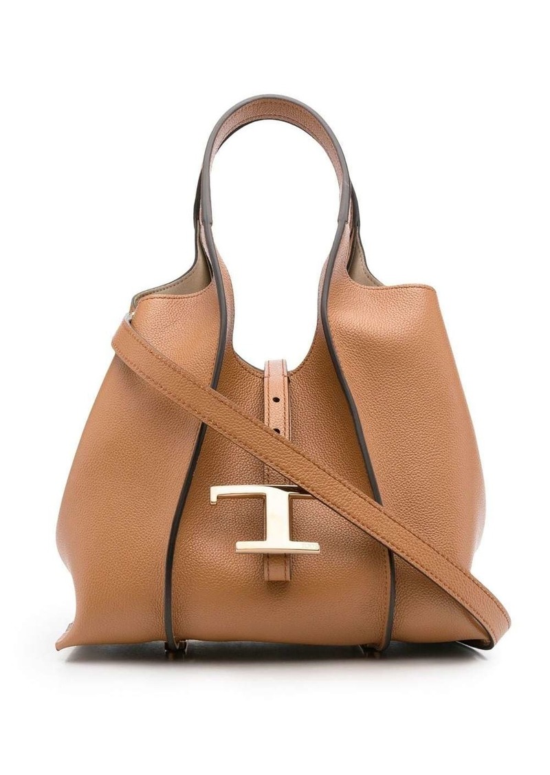 Tod's Timeless logo-plaque tote bag