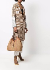 Tod's Timeless raffia tote bag