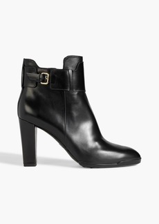 Tod's - Buckle-detailed leather ankle boots - Black - EU 41