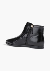 Tod's - Buckled glossed-leather ankle boots - Black - EU 35