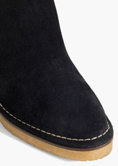 Tod's - Buckled suede ankle boots - Black - EU 35