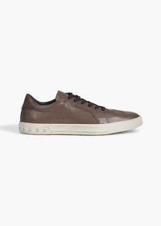 Tod's - Leather sneakers - Gray - UK 5
